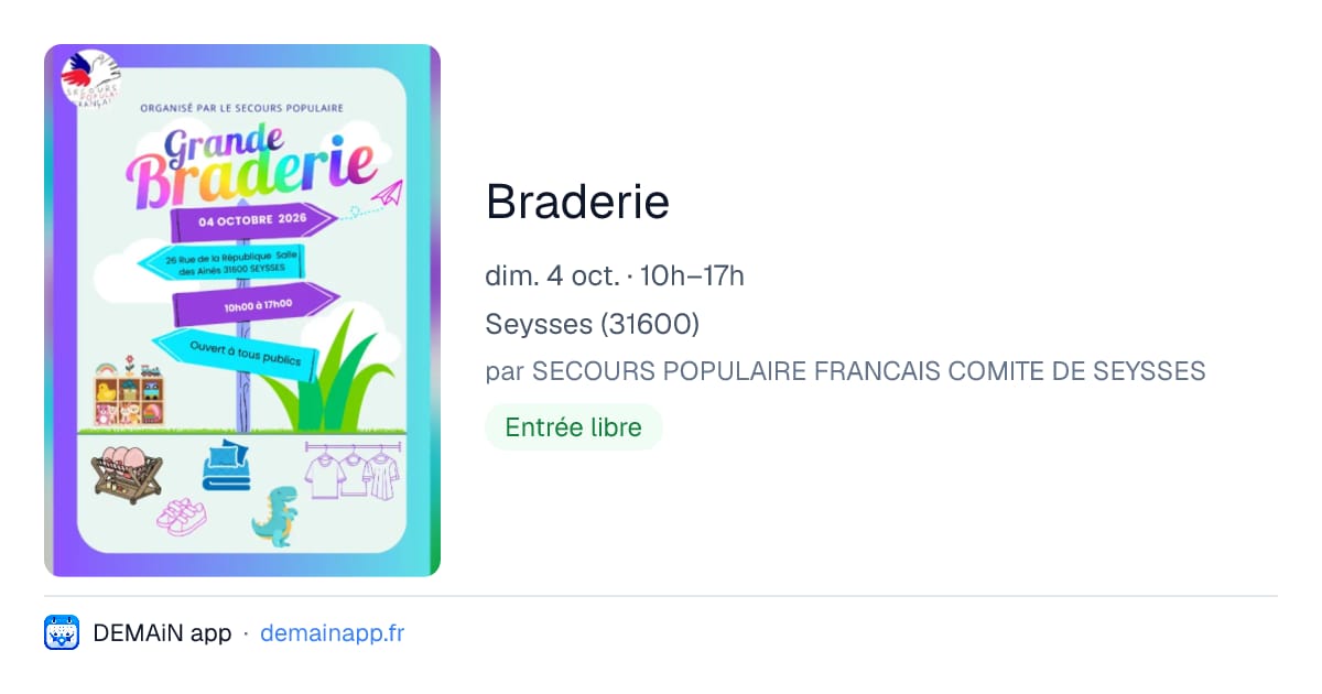 Braderie — Seysses