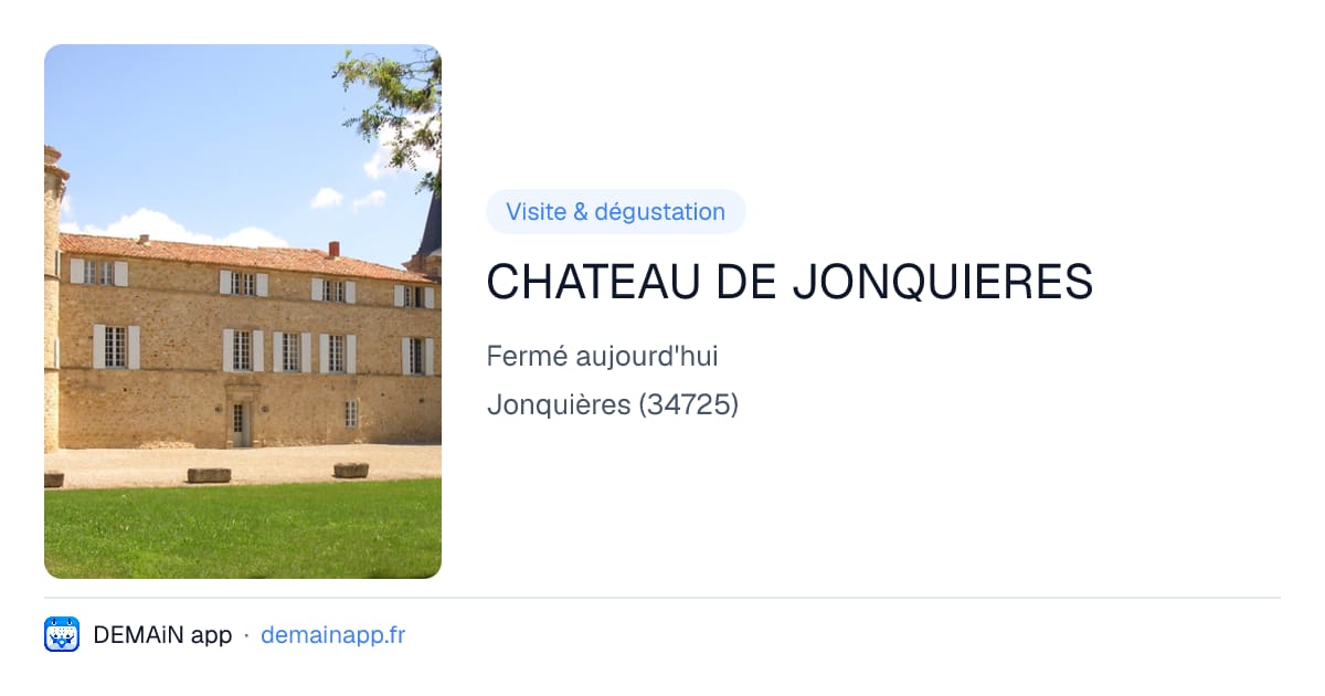 CHATEAU DE JONQUIERES — Jonquières
