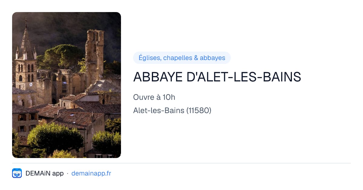 ABBAYE D'ALET-LES-BAINS — Alet-les-Bains