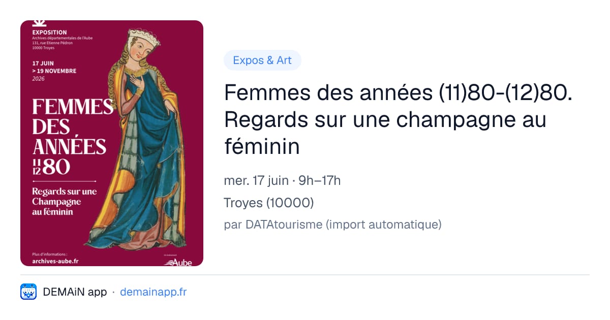 Femmes des années (11)80-(12)80. Regards sur une champagne au féminin — Troyes