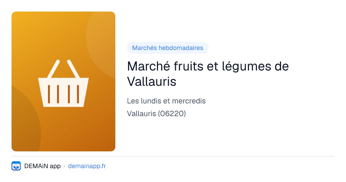 Marché fruits et légumes de Vallauris — Vallauris