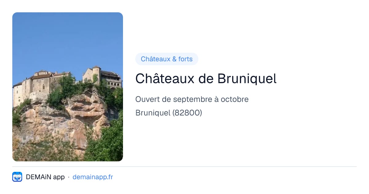 Châteaux de Bruniquel — Bruniquel