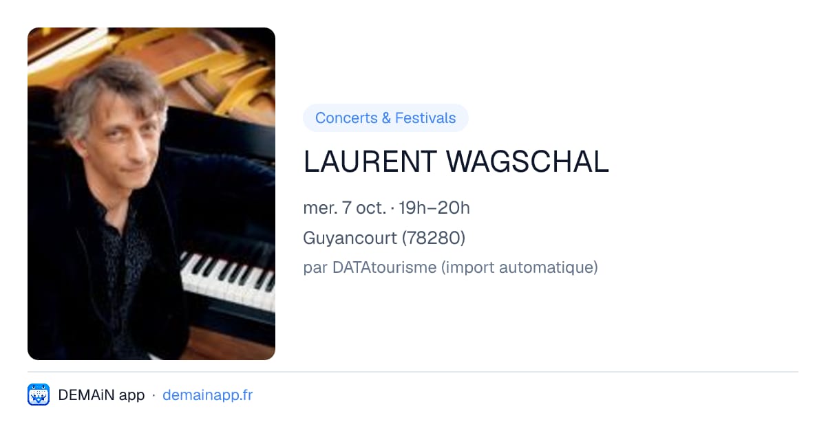 LAURENT WAGSCHAL — Guyancourt
