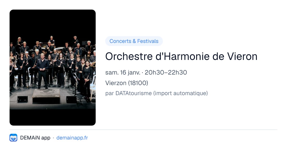 Orchestre d'Harmonie de Vieron — Vierzon