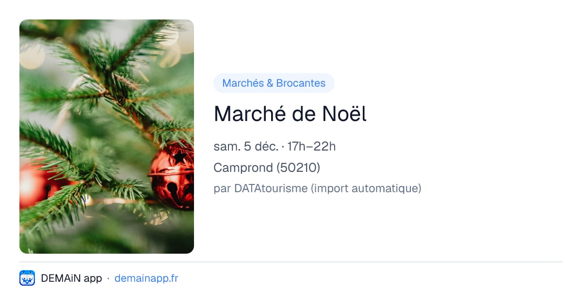 Marché de Noël — Camprond