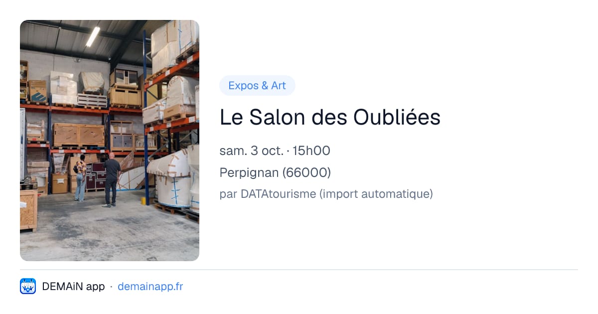 Le Salon des Oubliées — Perpignan