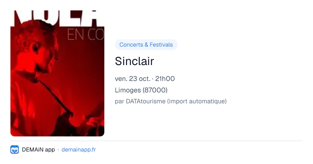 Sinclair — Limoges