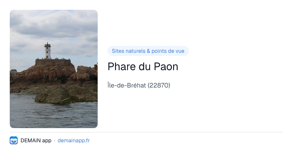 Phare du Paon — Île-de-Bréhat
