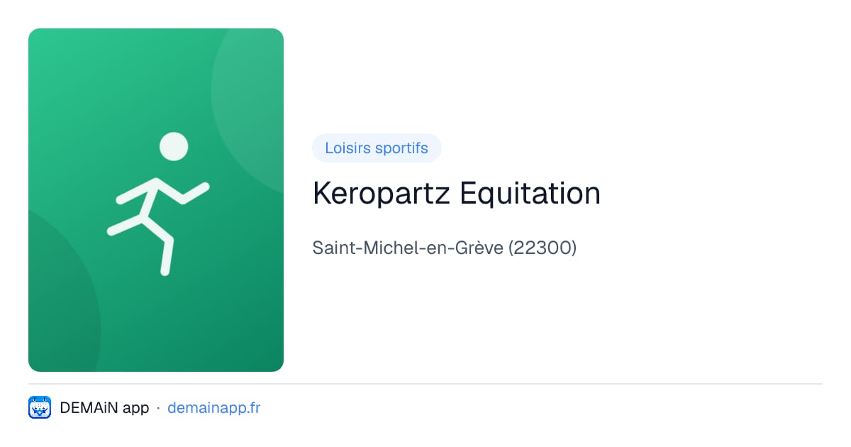Keropartz Equitation — Saint-Michel-en-Grève