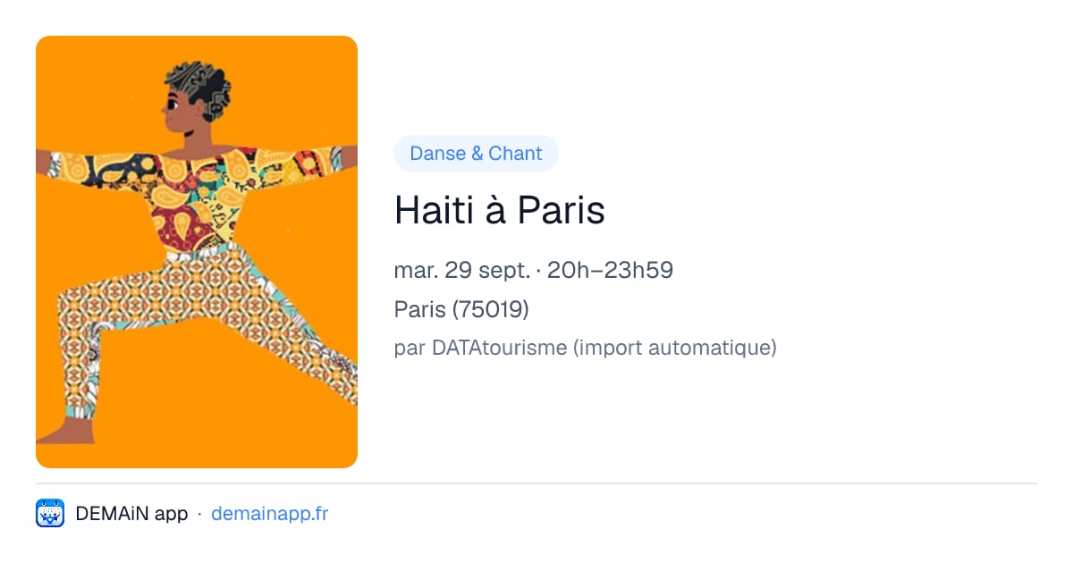 Haiti à Paris — Paris
