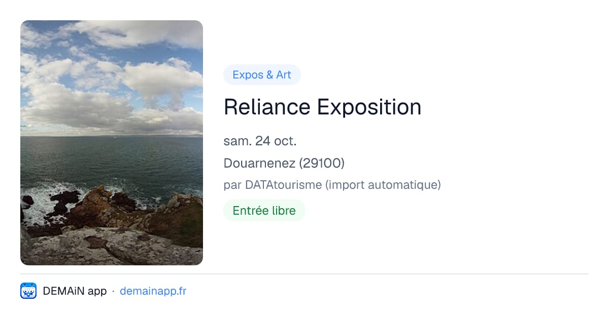 Reliance Exposition — Douarnenez