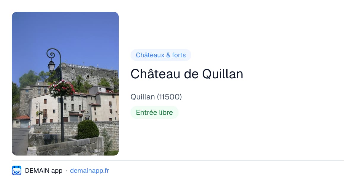 Château de Quillan — Quillan
