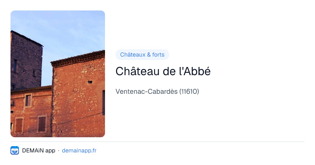 Château de l'Abbé — Ventenac-Cabardès