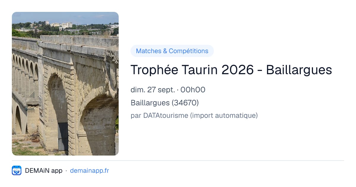 Trophée Taurin 2026 - Baillargues — Baillargues