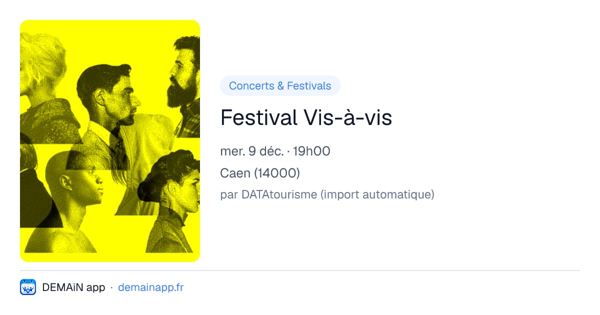 Festival Vis-à-vis — Caen