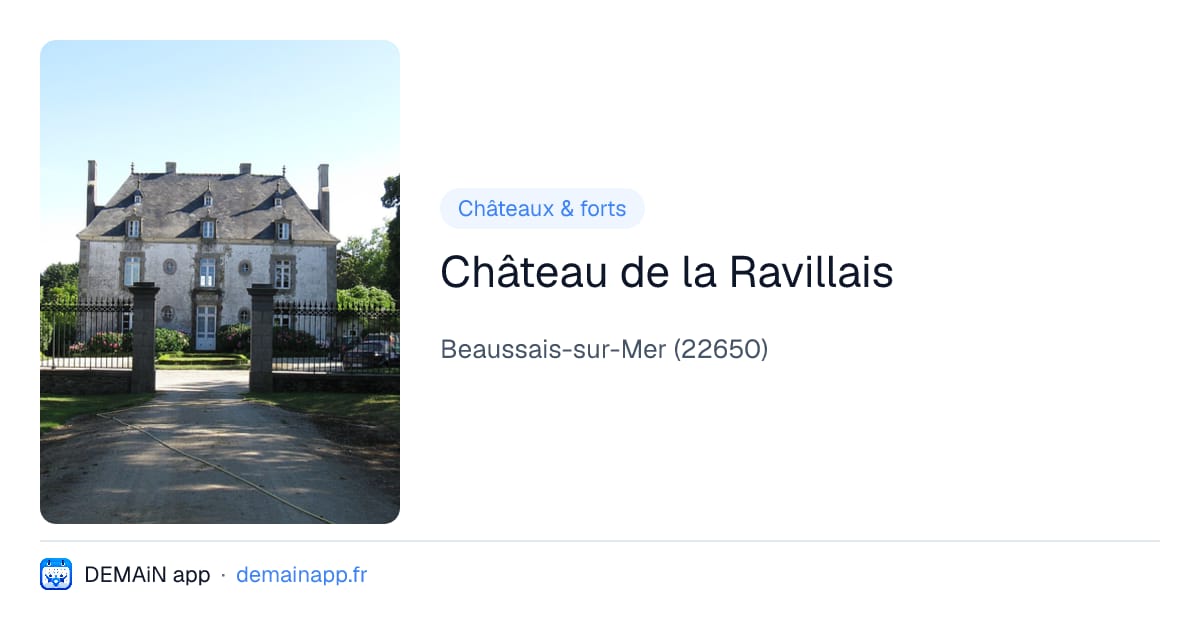 Château de la Ravillais — Beaussais-sur-Mer