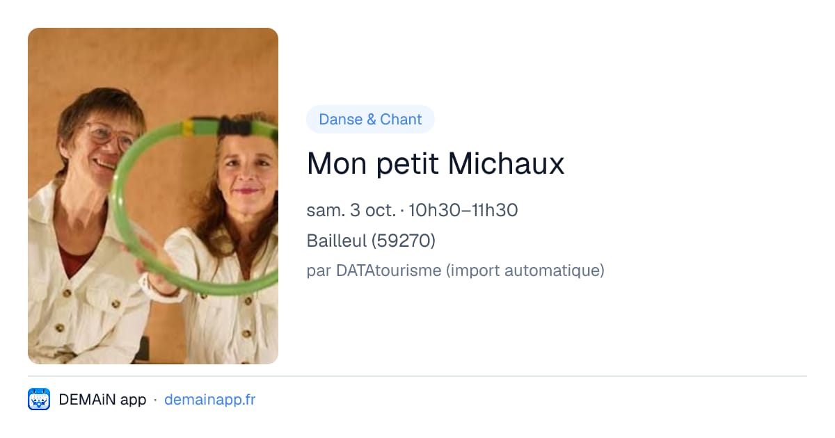 Mon petit Michaux — Bailleul