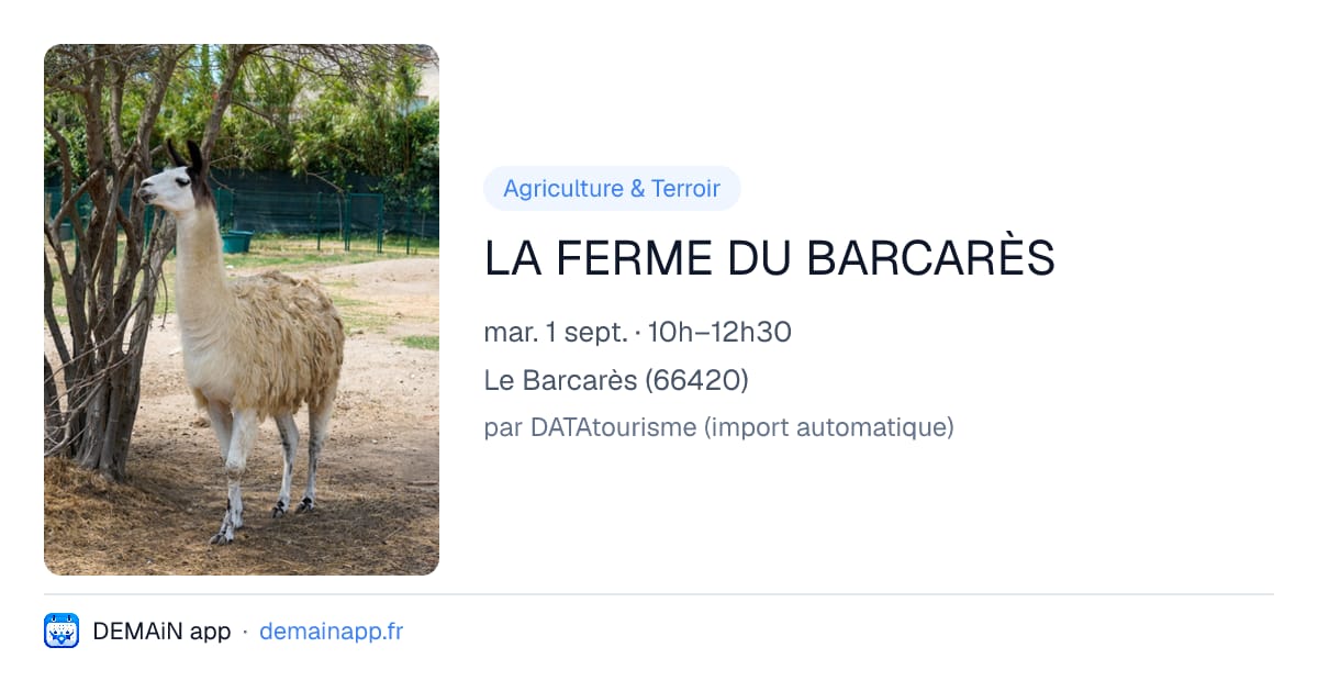 LA FERME DU BARCARÈS — Le Barcarès