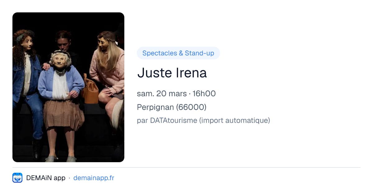 Juste Irena — Perpignan