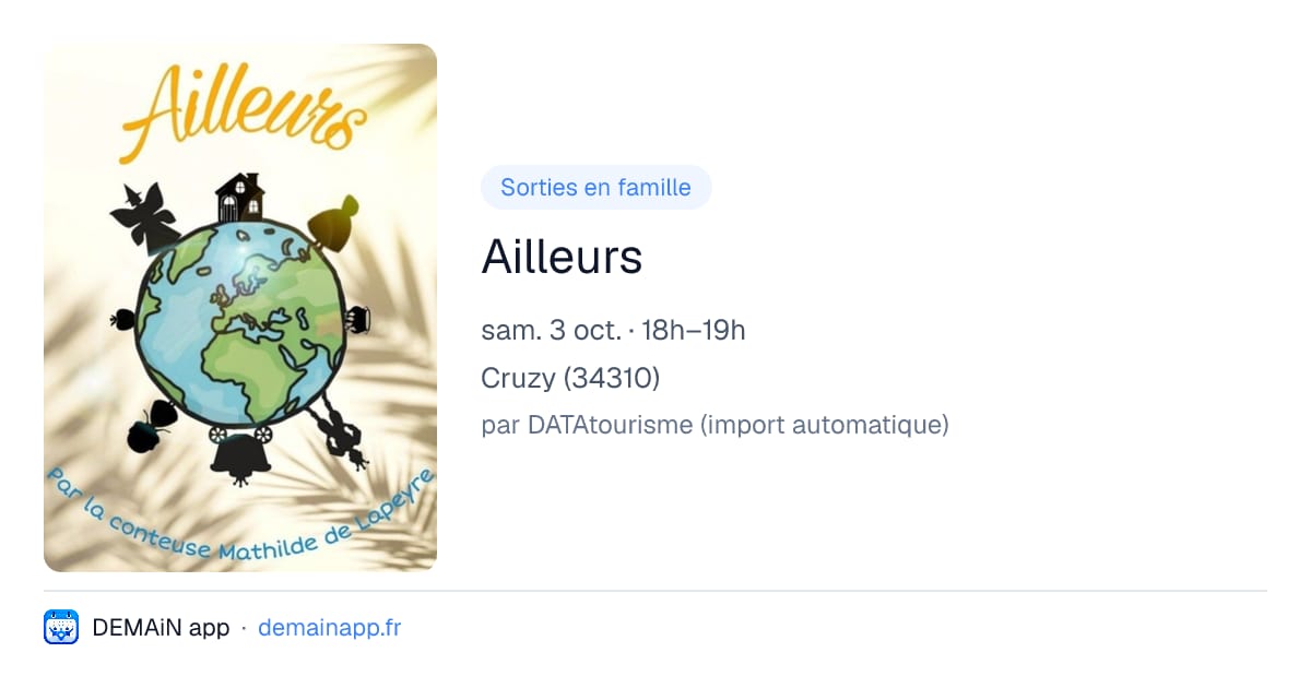 Ailleurs — Cruzy