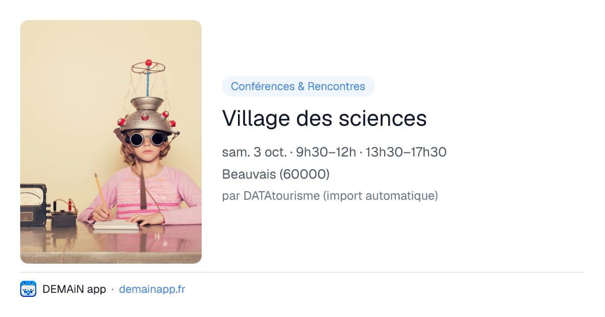 Village des sciences — Beauvais
