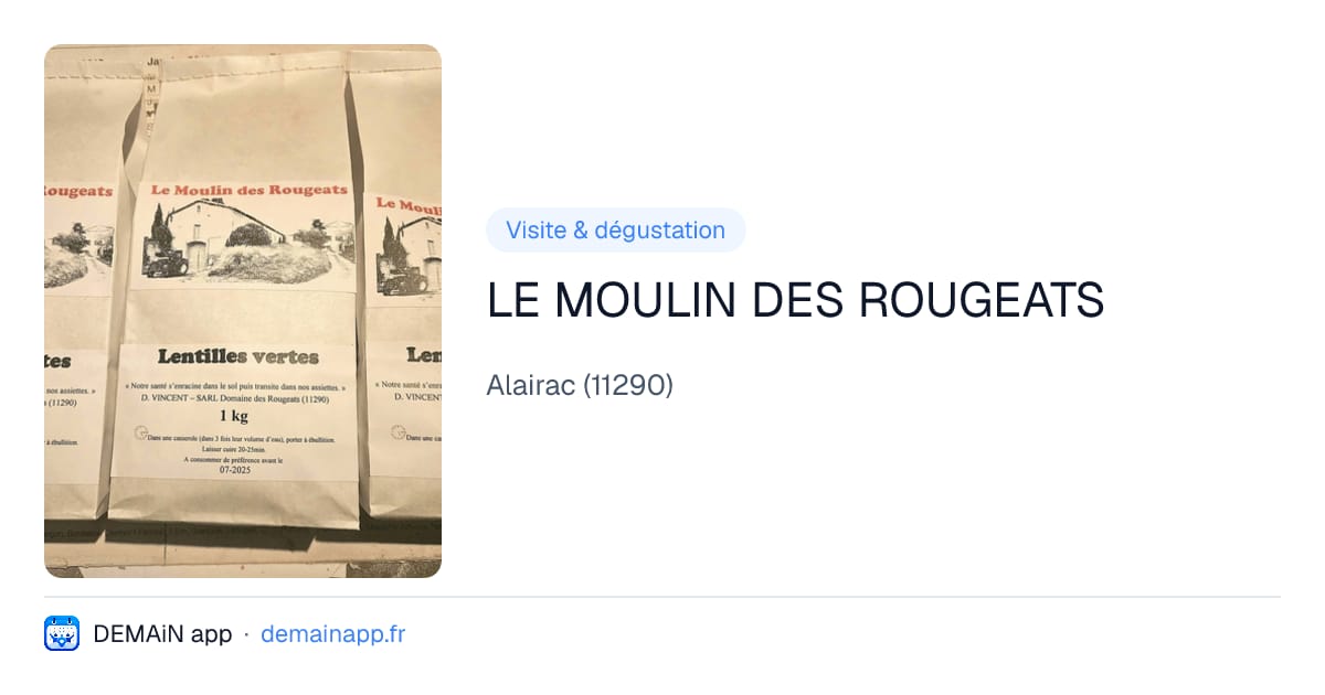 LE MOULIN DES ROUGEATS — Alairac