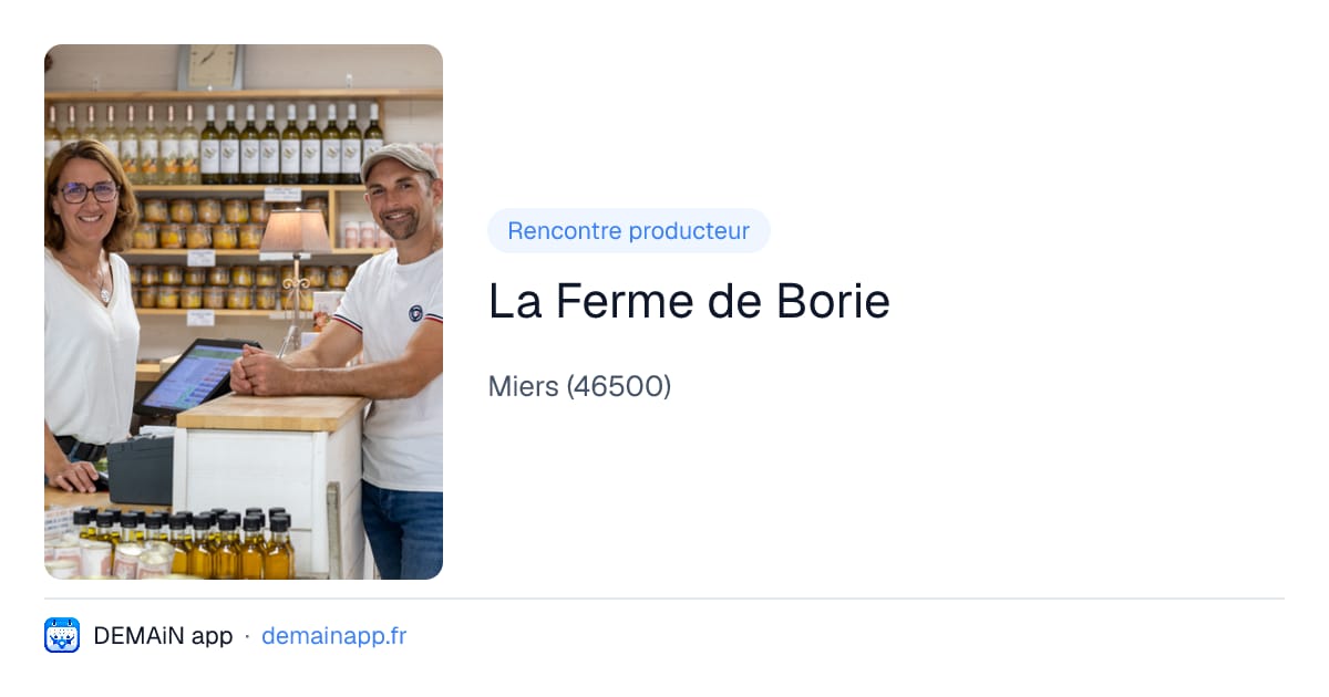 La Ferme de Borie — Miers