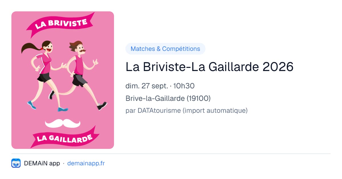 La Briviste-La Gaillarde 2026 — Brive-la-Gaillarde
