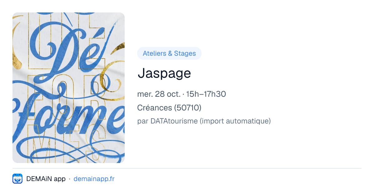 Jaspage — Créances