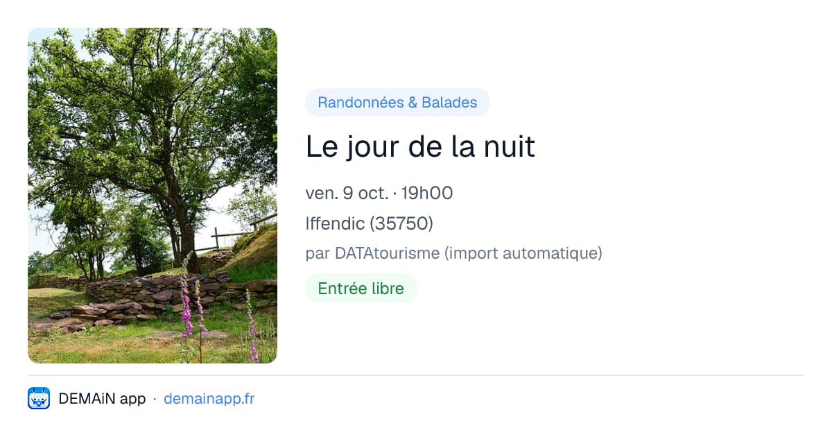 Le jour de la nuit — Iffendic