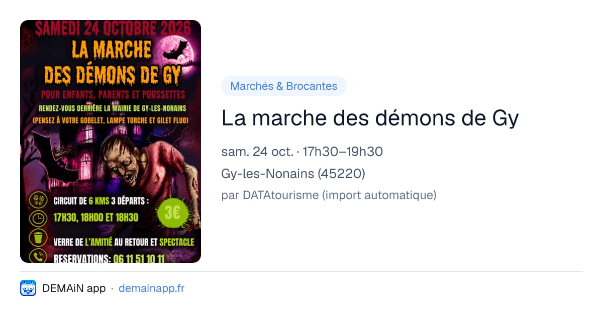 La marche des démons de Gy — Gy-les-Nonains