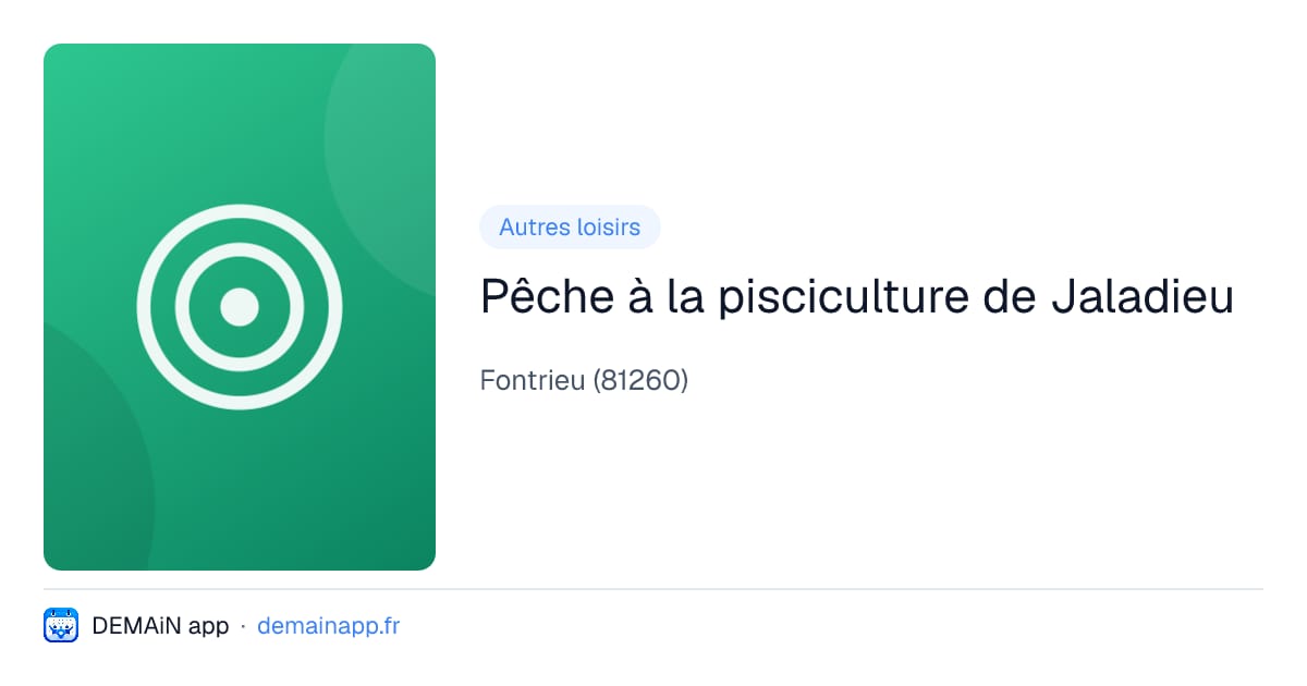 Pêche à la pisciculture de Jaladieu — Fontrieu