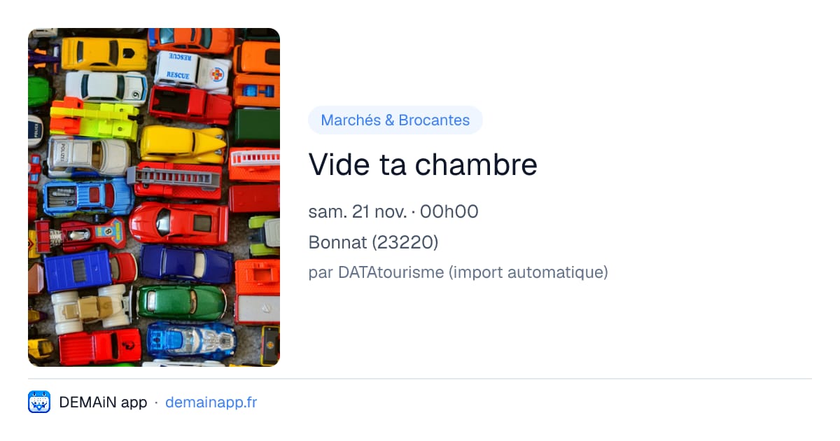 Vide ta chambre — Bonnat