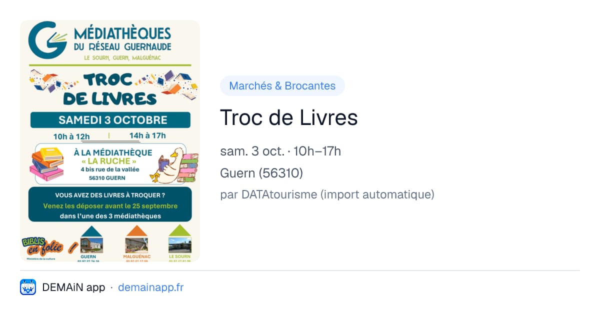 Troc de Livres — Guern