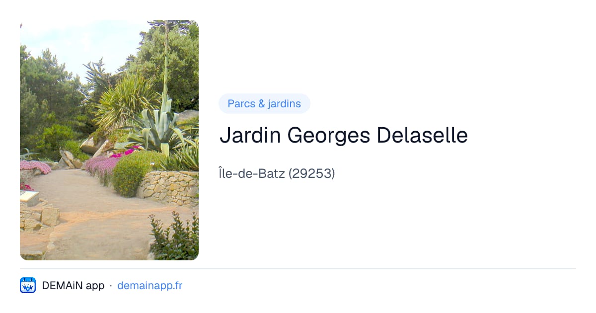 Jardin Georges Delaselle — Île-de-Batz