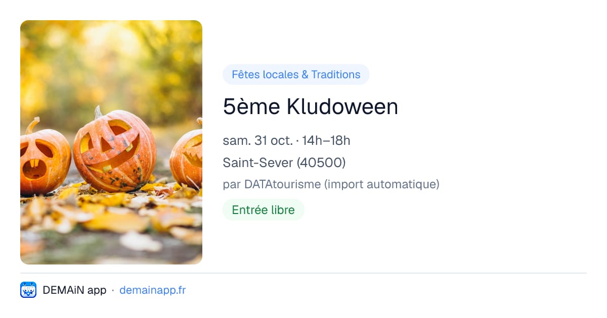 5ème Kludoween — Saint-Sever