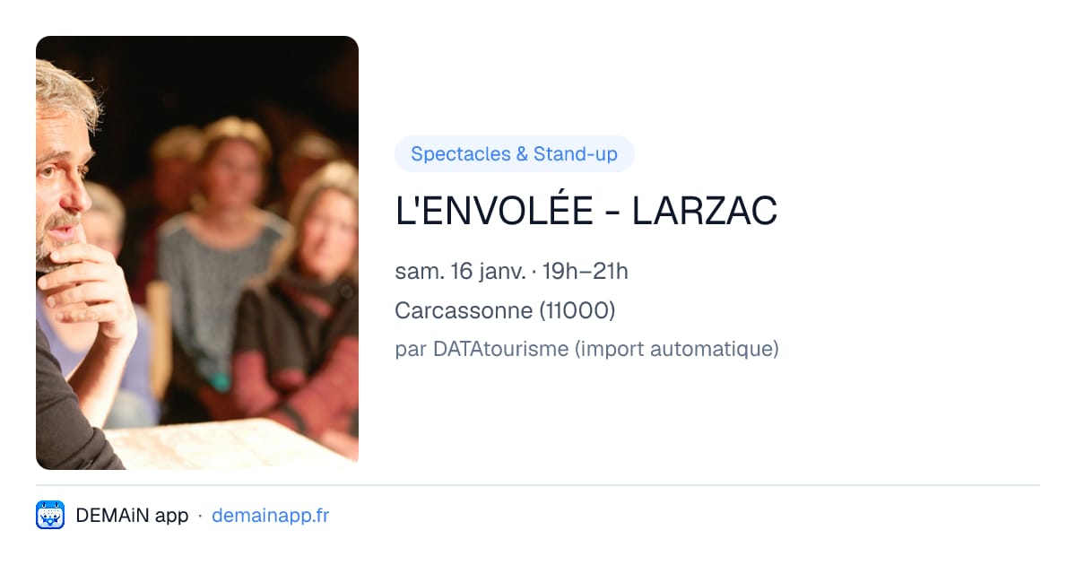 L'ENVOLÉE - LARZAC — Carcassonne