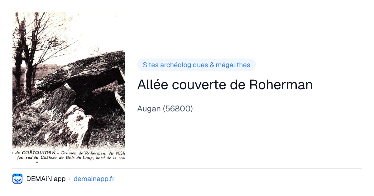 Allée couverte de Roherman — Augan