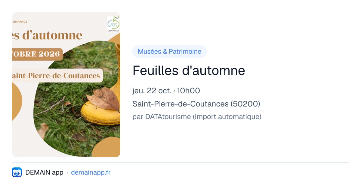 Feuilles d'automne — Saint-Pierre-de-Coutances