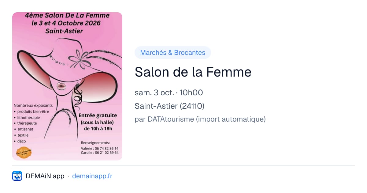 Salon de la Femme — Saint-Astier