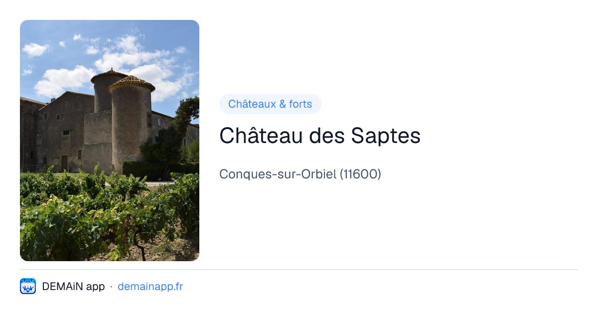 Château des Saptes — Conques-sur-Orbiel