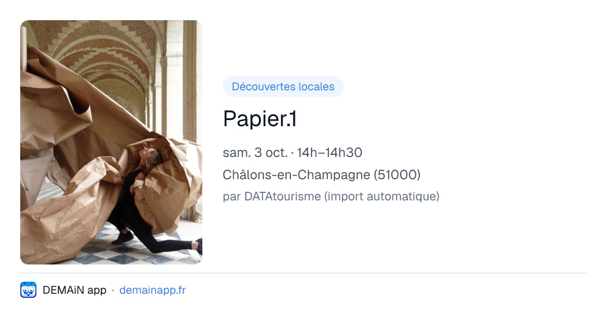 Papier.1 — Châlons-en-Champagne