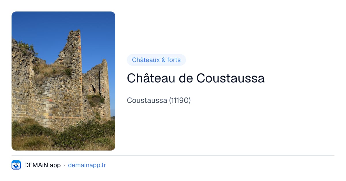 Château de Coustaussa — Coustaussa