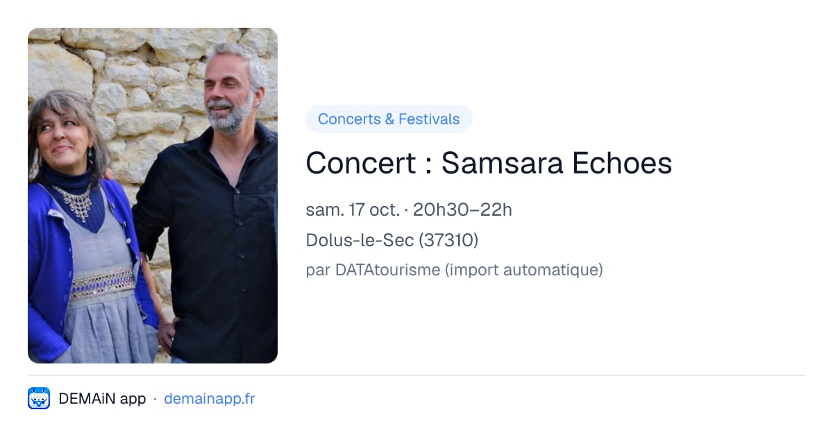 Concert : Samsara Echoes — Dolus-le-Sec