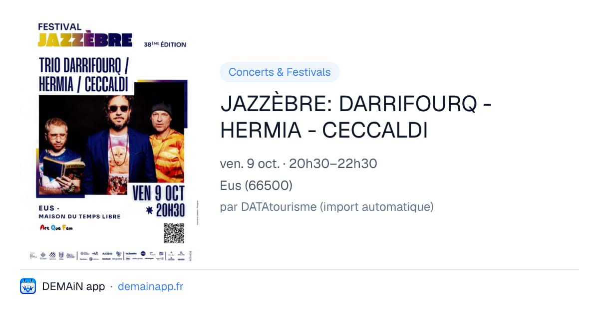 JAZZÈBRE: DARRIFOURQ - HERMIA - CECCALDI — Eus