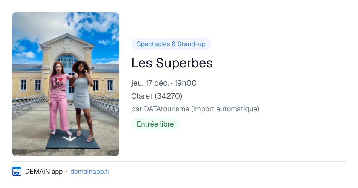 Les Superbes — Claret
