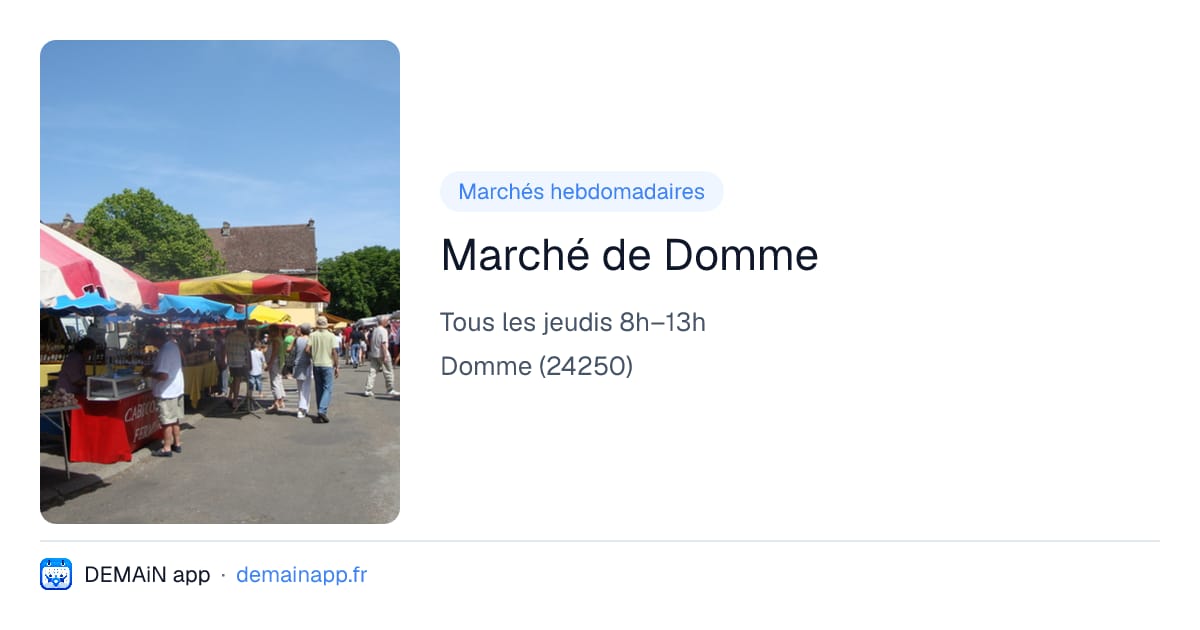 Marché de Domme — Domme