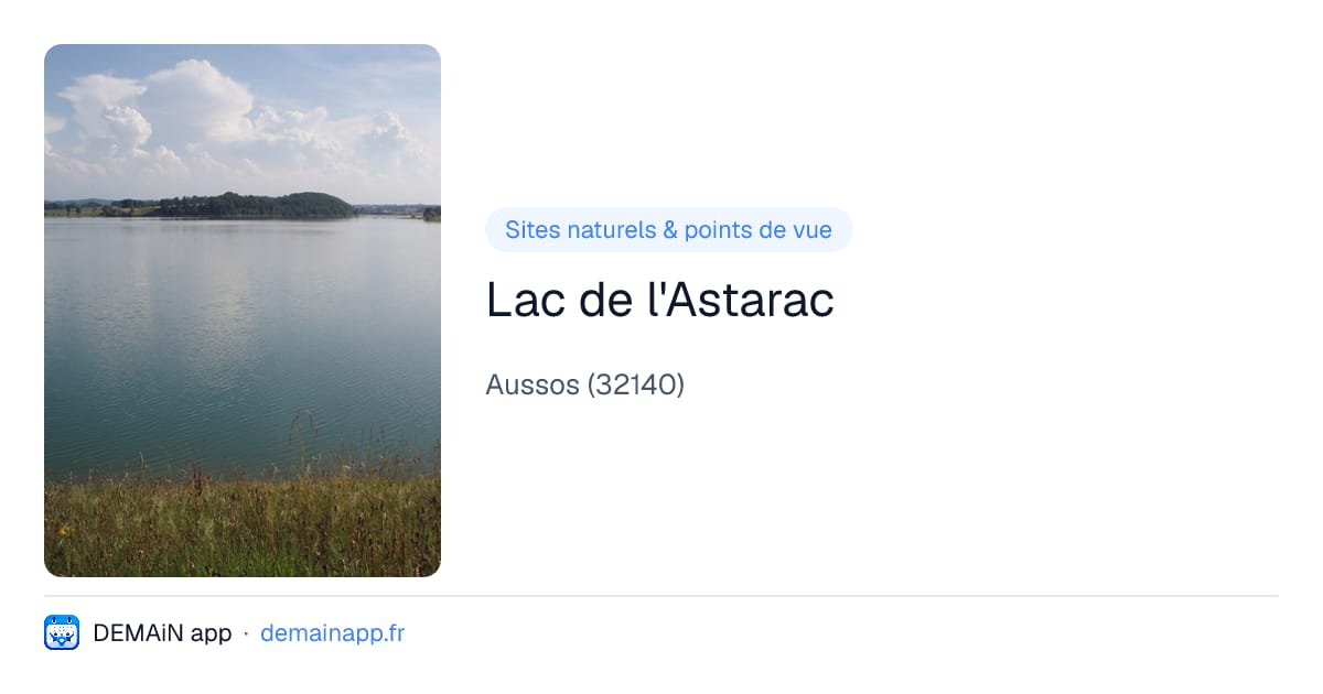 Lac de l'Astarac — Aussos