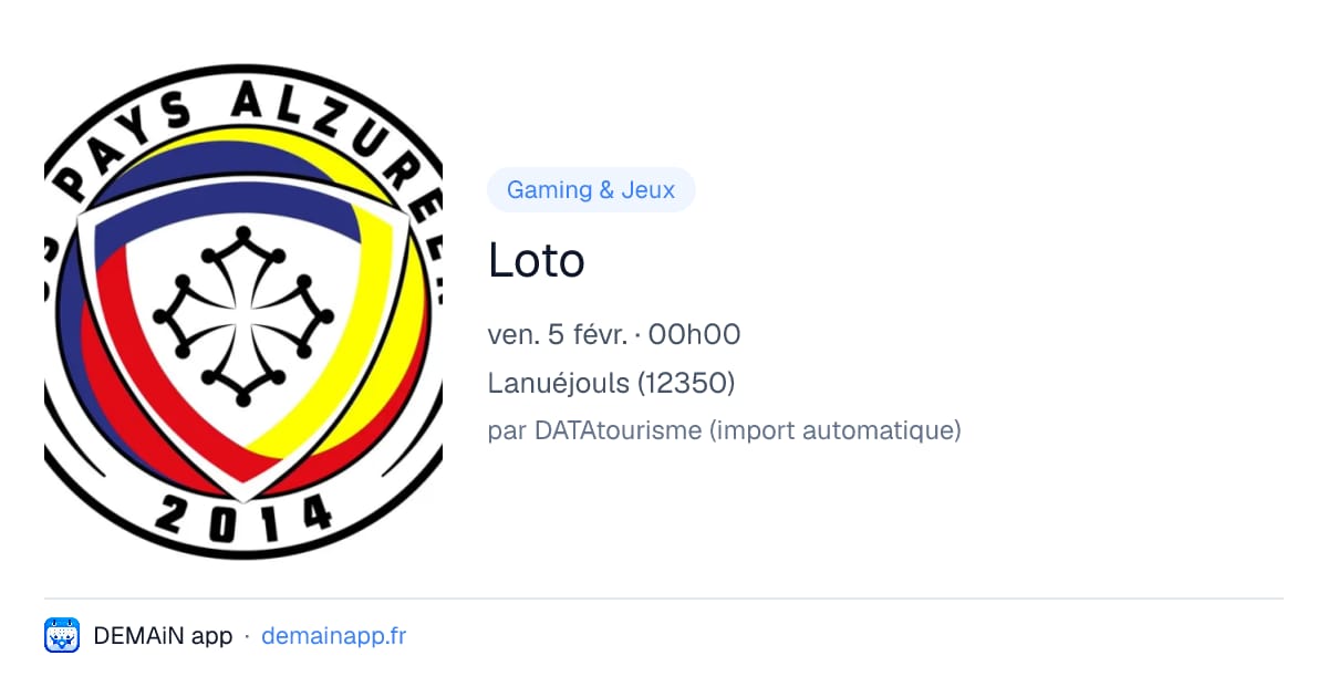 Loto — Lanuéjouls