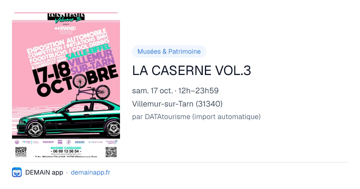 LA CASERNE VOL.3 — Villemur-sur-Tarn